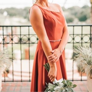 Paprika Bridesmaid Maxi Dress